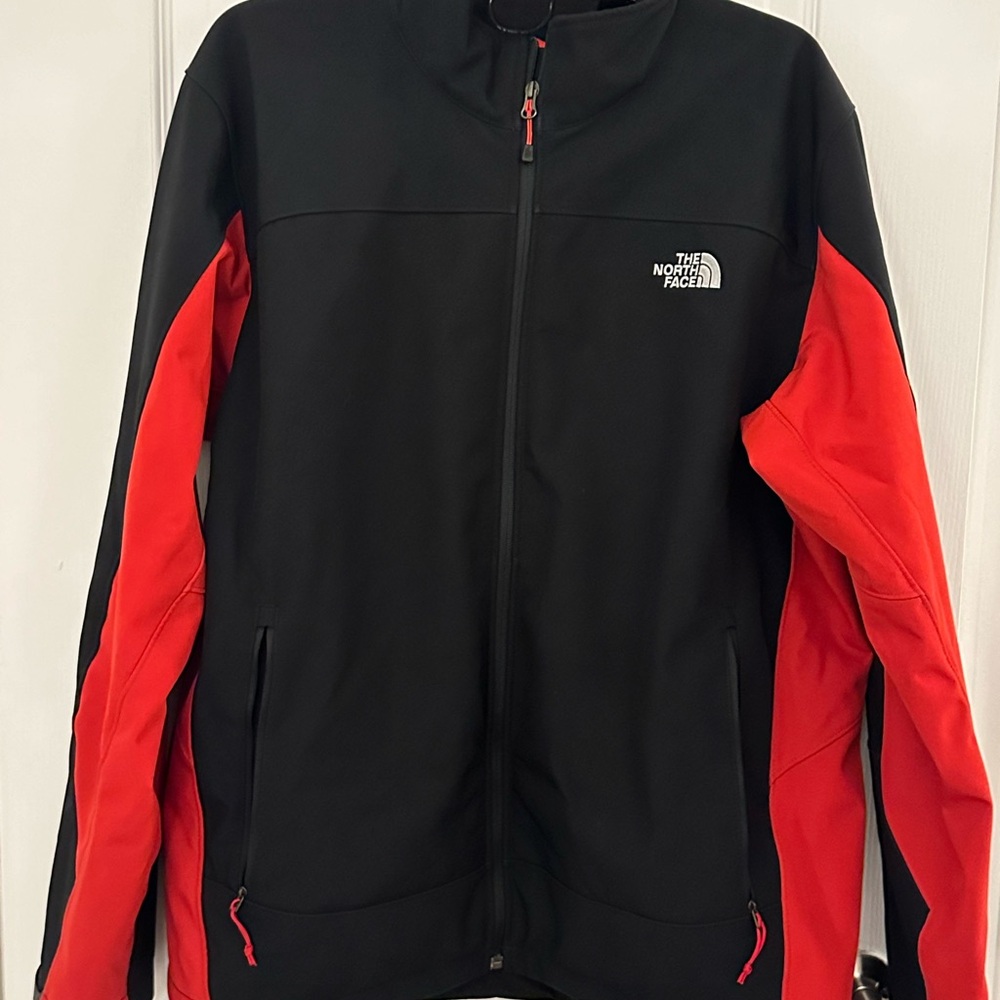 The North Face Men's Black and Red Jacket